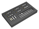 Picture of The Smart Denture Conversion Recharge for 6 kit includes six (6) Low Profile TiBases, six (6) separable fasteners, six (6) prosthetic screws, two (2) spare separable fasteners, four (4) surgical length TiBases,one (1) pilot drill, one (1) guided drill, and one (1) hand reamer drill (for use in pin vise). option for Smart Denture Conversion System for Converting Removable to Fixed Prosthesis product (BlueSkyBio.com)